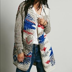 Free People Oversized Fireworks Cardigan